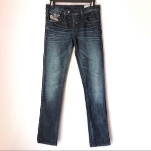 Diesel Livy-Biker Skinny Jean Size 25 x 30